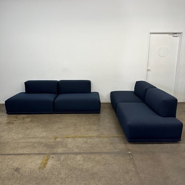 Contemporary Modular seating - dark blue 