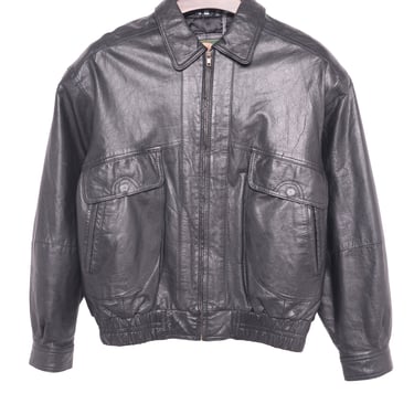 1980s Member's Only Leather Bomber