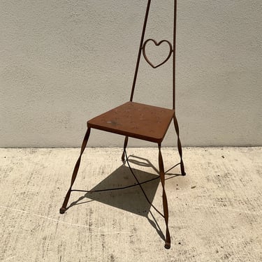 Folk Wrought Iron Chair