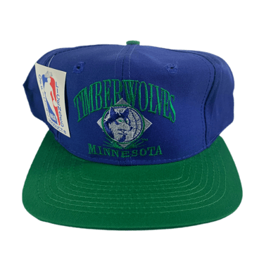 Vintage Minnesota Timberwolves "NBA" Signature Snapback Hat