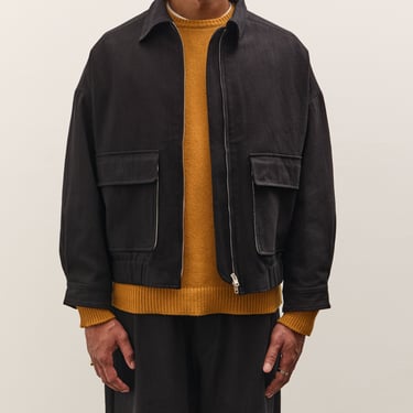 Evan Kinori Zip Jacket Two, Navy/Grey | Glasswing Shop - Seattle