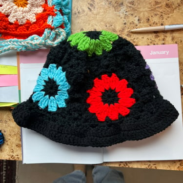 Bev Made Crochet Bucket hat/ color
