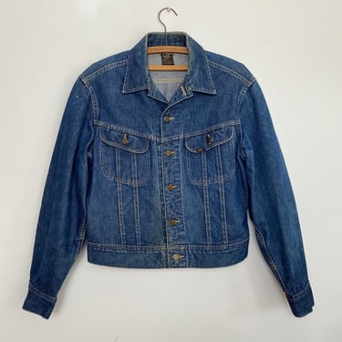 Vintage 1970s Denim Jacket Lee 101J Lee Riders Sanforized 