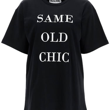 Moschino "Oversized T-Shirt With Same Old Women