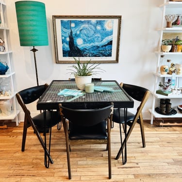 MCM Tiled Game Table