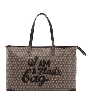 Anya Hindmarch I Am A Plastic Bag Zipped Motif Tote Bag Women