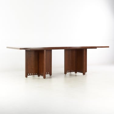 Frank Lloyd Wright Style Mid Century Dining Table - mcm 