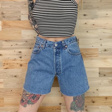 Levi's 501 Cut Off Jean Shorts / Size 28 