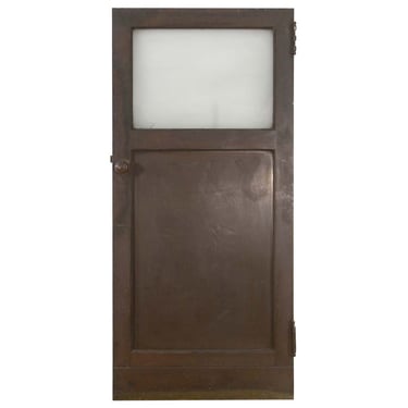 Vintage Bronze Frosted Glass Lite Door 64.5 x 29.75