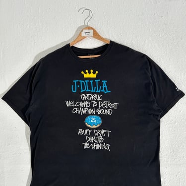 J Dilla Stussy Donuts Discography T-Shirt Sz. 2XL