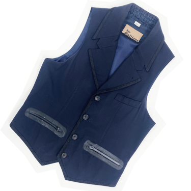 John Galliano S/S 2009 rubberized pocket vest