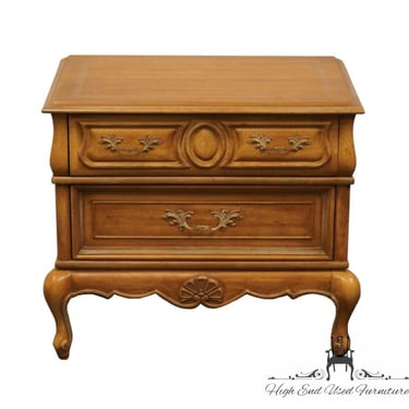 AMERICAN OF MARTINSVILLE Country French Provincial 26" Two Drawer Nightstand 3351-371 