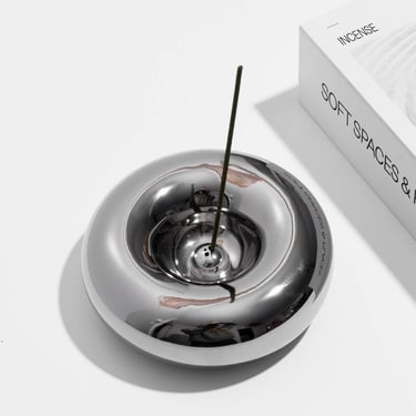 Oddly Specific | Chrome Incense Holder