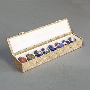 Boxed Set of Small Cloisonné Vases