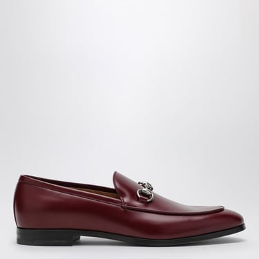 Gucci Rosso Ancora Leather Moccasin With Horsebit Men