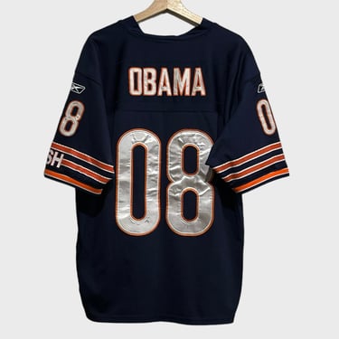 Barrack Obama Chicago Bears Jersey XL
