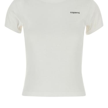 Coperni Women White Cotton T-Shirt