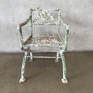 Victorian Cast Iron Patio Chair
