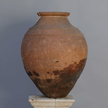 19th Century Terra Cotta Olive Oil Portuguese Oil Jar