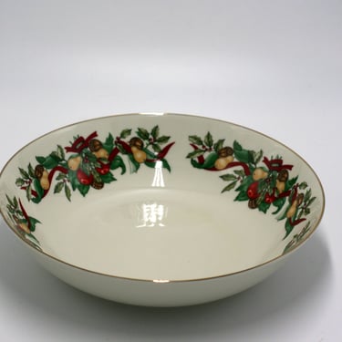 vintage Fine China Christmas bowl made in Japan 