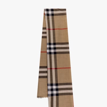 Burberry Men Burberry Beige Scarves