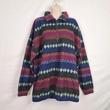 Vintage 90s Fleece Pullover 