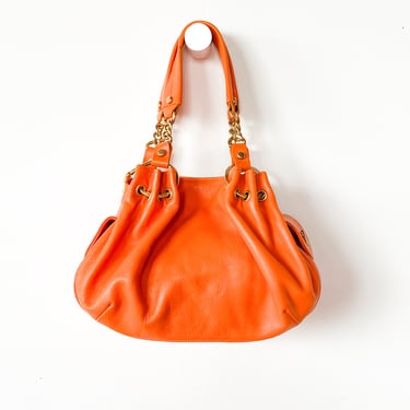 Y2k Juicy Couture Orange Leather Bag