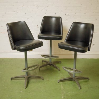 Set of 3 1960’s Barstools