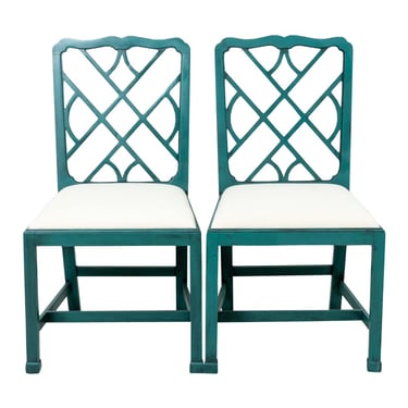 Pair of Open Back Chairs
