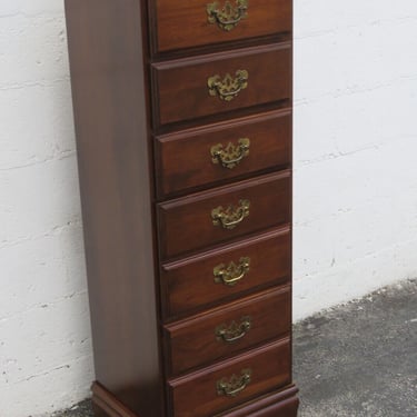 Tall Narrow Solid Cherry Lingerie Jewelry Chest 3577