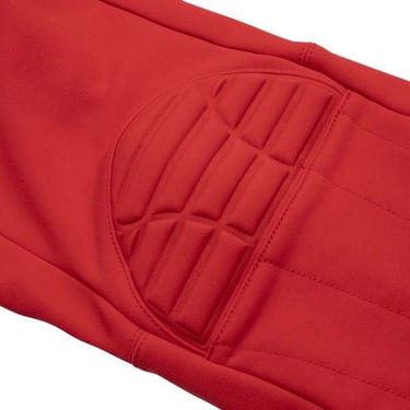 ellesse Bonded Softshell Fleece Articulated Moto Ski Bib Pants - Red