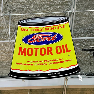Ford Motor Oil Sign
