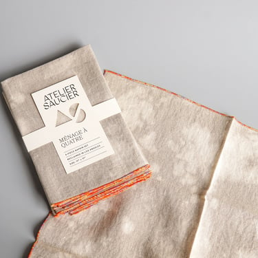 Atelier Saucier: Sunrise Linen Napkin Set