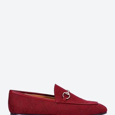 Gucci Women Jordaan Gg Canvas Loafers