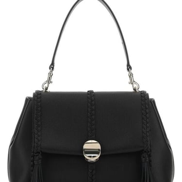 Chloe Women Black Leather Medium Penelope Handbag