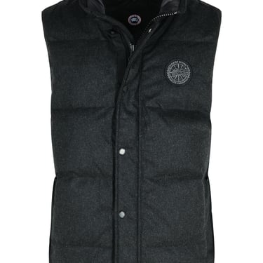 Canada Goose 'Garson' Grey Recycled Wool Blend Vest Man