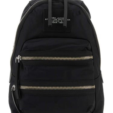 Marc Jacobs Women Black Nylon The Biker Medium Backpack