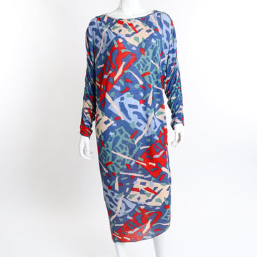 Abstract Geo Print Dress
