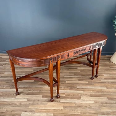 Neoclassical Mahogany Console Table Buffet, c.1920’s 