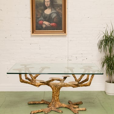 Gold Tree Dining Table