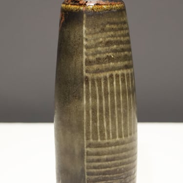 Carl-Harry Stalhane Stoneware Vase for Rostrand, Sweden