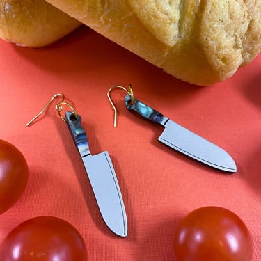 MackBecks Paua Knife Earrings