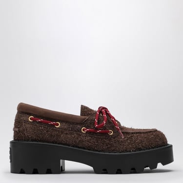 Miu Miu Burnt Suede Loafer Women