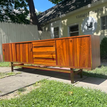 Scandinavian Modern Large Rosewood Credenza by Nils Jonsson for Troeds