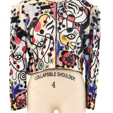 Kandinsky Inspired Sequin Jacket