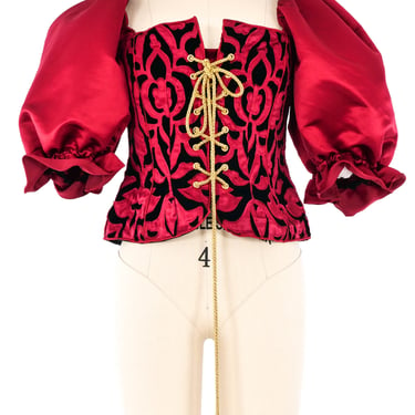 Dolce and Gabbana Baroque Corset Top