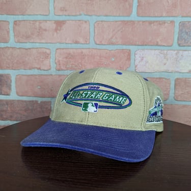 Vintage 1998 MLB Colorado Rockies All Star Game ORIGINAL Strapback Hat 