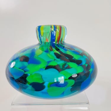 Wilhelm Wagenfeld for WMF Turmalin Glass Bud Vase | Modern Design