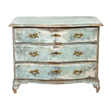 French 19th Century Three Drawer Painted Chest