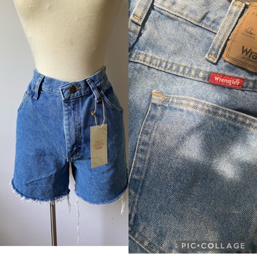 Vintage Wrangler Denim Cutoff Shorts | Medium Wash 
